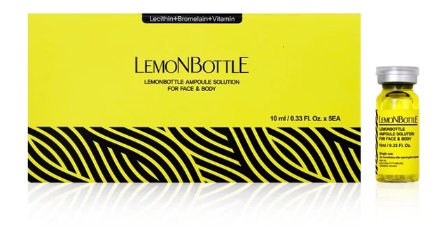 Lemon Bottle Ampoule Solution 5 x 10 ml