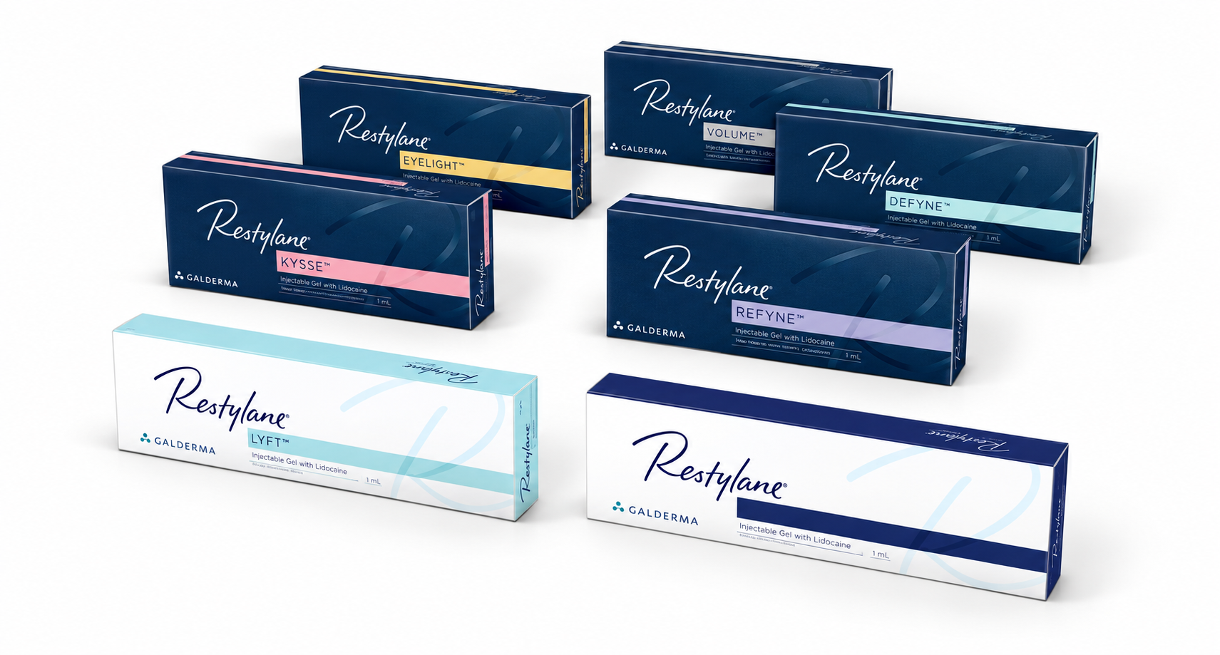 Restylane fillers en skinboosters vergelijken: varianten, zones en productkeuze
